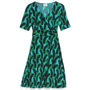 Chantell faux wrap dress